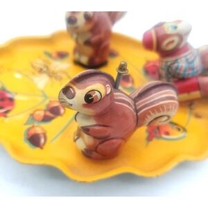 VTG 1950'S TPS TOYS TIN  WIND UP MECHANICAL FANTASY LAND WAGON